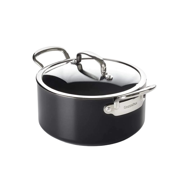 GreenPan Barcelona 24cm Ceramic Non-stick Casserole Pot [PFAS FREE]