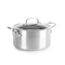 GreenPan Premiere 24cm Stock Pot with Lid, Stainless Steel [PFAS FREE]