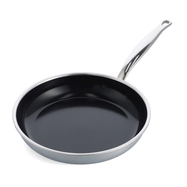 GreenPan Premiere 20cm Frying Pan, Stainless Steel {PFAS FREE]