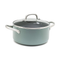 GreenPan Mayflower 24cm Casserole with Lid, Smokey Sky Blue [PFAS FREE]