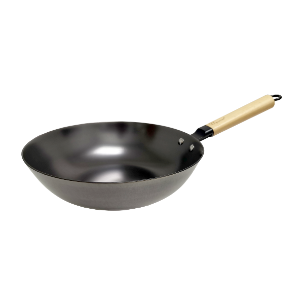 La gourmet Nitrigan 24cm Cast Iron Wok (Induction)
