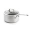 GreenPan Premiere 20cm SaucePan with Lid, Stainless Steel [PFAS FREE]