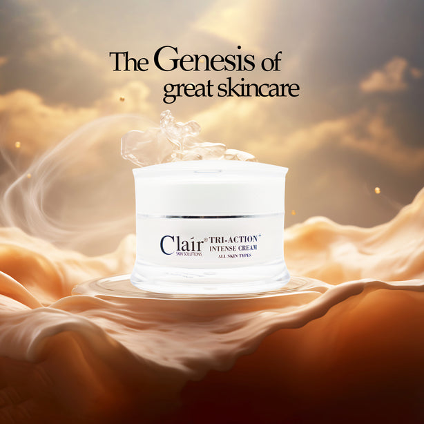 Clair® Skin Solutions Tri-Action+ Intense Cream 30ml Get 2 Gentle Exfoliating Cleanser 120ml
