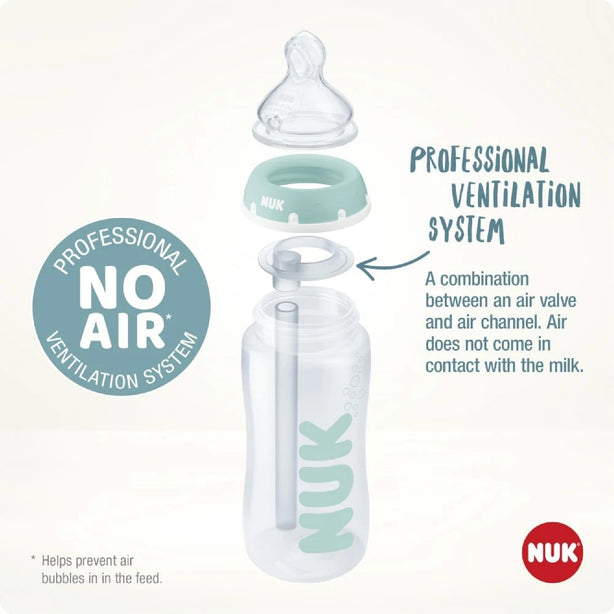 NUK Anti Colic Professional Baby Bottle Adapter Set
