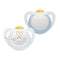 NUK Star Day Latex Soother Pacifier 2pcs/box - 0-6 months - Blue