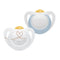 NUK Star Day Latex Soother Pacifier 2pcs/box - 0-6 months - Blue