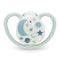 NUK Space Night Silicone Soother Pacifier 1pc/box - 0-6 months - Moon