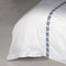 Bellami Monti 100% Egyptian Cotton 1200TC Bundle Set – White/Navy Blue