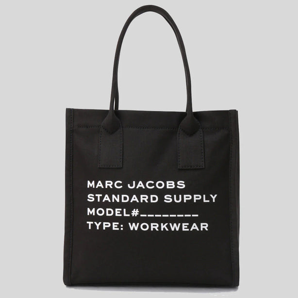 MARC JACOBS Canvas Standard Supply Large Tote Black RS-4S4HTT001H02
