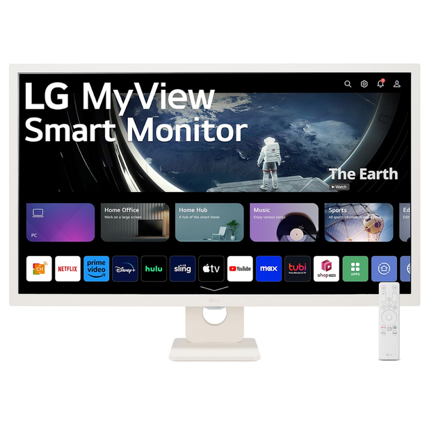Lg 32Sr50F-W 32” Ips Smart Monitor