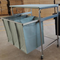 Laundry Sorter basket with Folding and ironing board station