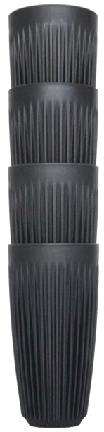 HUSKEE Cups 4 pack of 16oz without lid Charcoal
