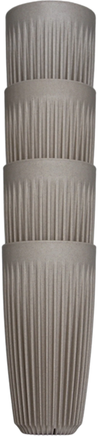 HUSKEE Cups 4 pack of 16oz without lid Natural