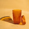 HUSKEE Cups 12oz with lid Amber