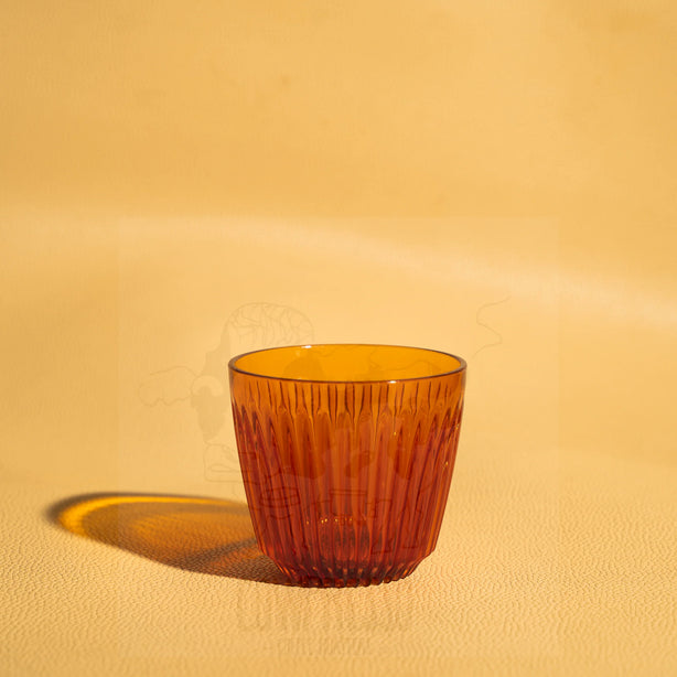 HUSKEE Cups 4 pack of 6oz without lid Amber