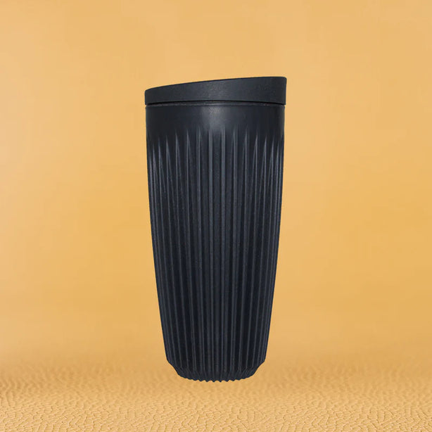 HUSKEE Cups 16oz with lid Charcoal