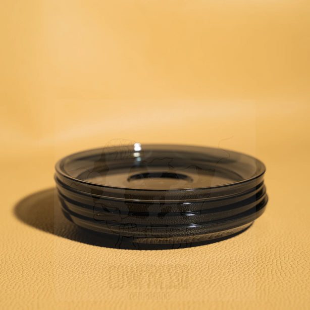 HUSKEE Cups 4 pack of Universal Saucers (For all Cups Except 3oz)  Smoke