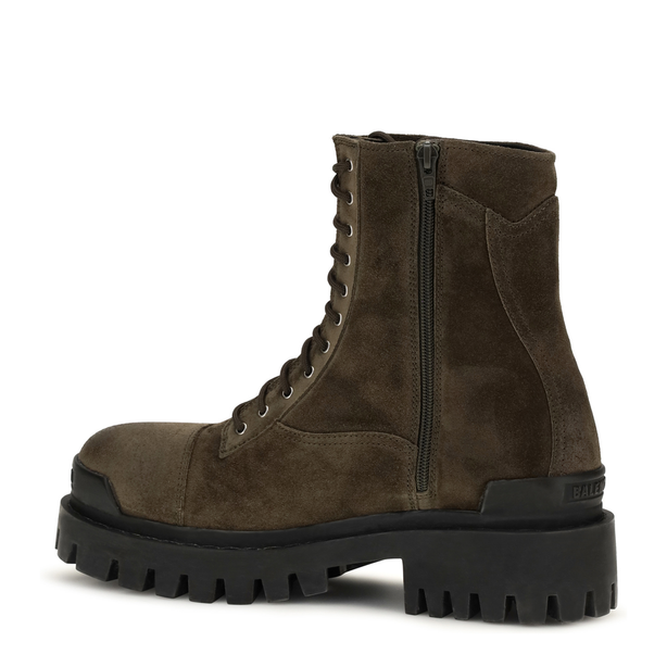 Combat Strike Waxed Suede Calf Leather Boots