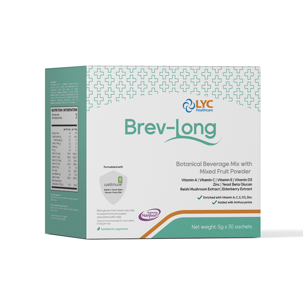 LYC Healthcare Brev-Long Antioxidant Immune Booster/support immunity/Antioxidant/Improve Allergic/ Reishi Mushroom Extract