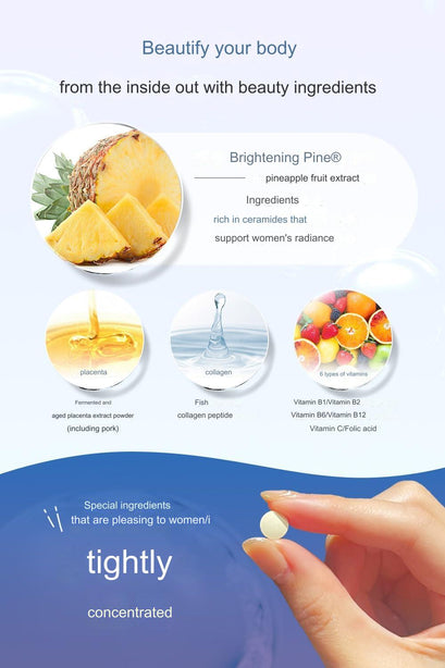 WHITH White Sun Protction Vitamin collagen Placenta