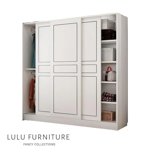 MUTRA Simple Sliding Door Wardrobe