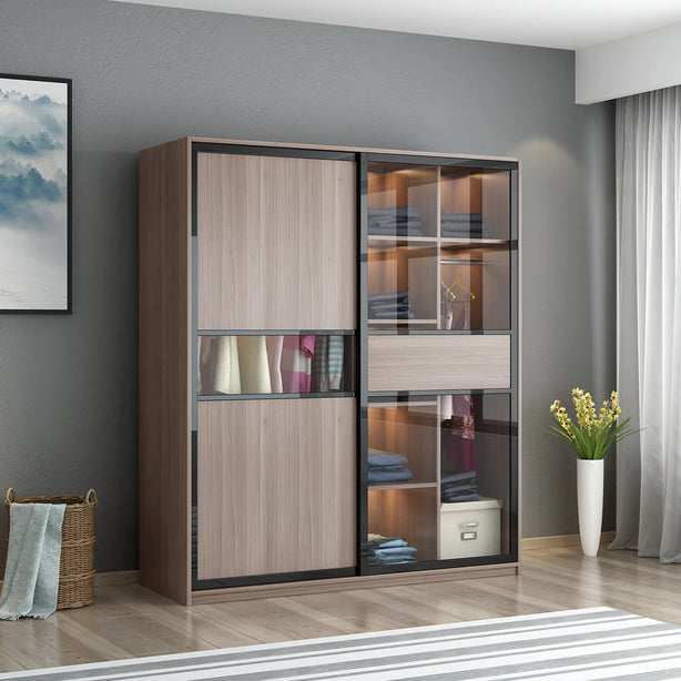KLASS Tempered Glass Wardrobe