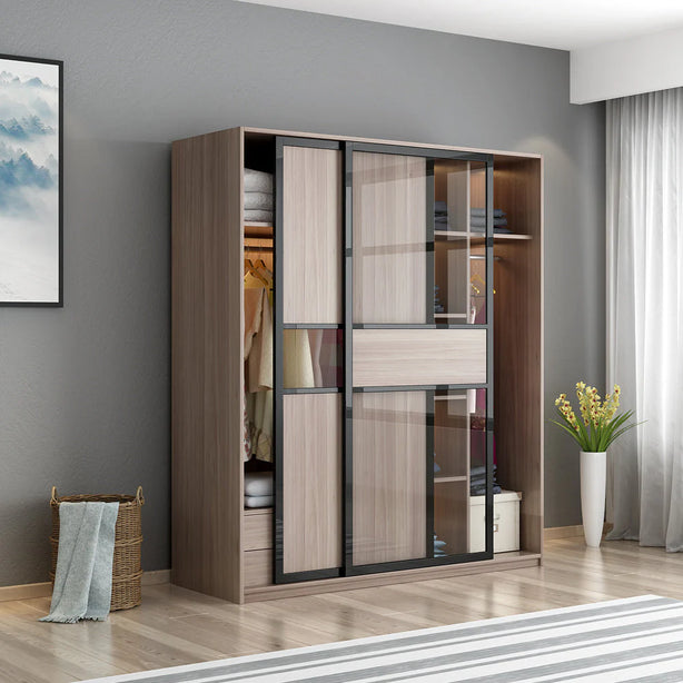 KLASS Tempered Glass Wardrobe
