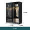KLASY Designer Tempered Glass Sliding Wardrobe