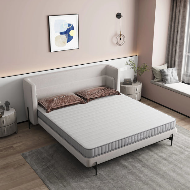 LUANNA Comfort Plus Tight Top Cool Gel Memory Anti-Mite Hybrid Mattress