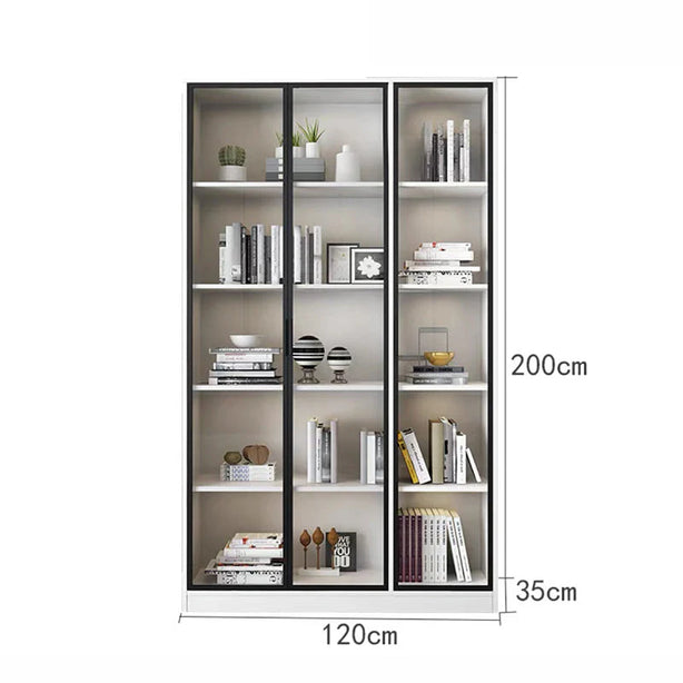 KLASS Plus Display Bookshelf - White Open Door Type