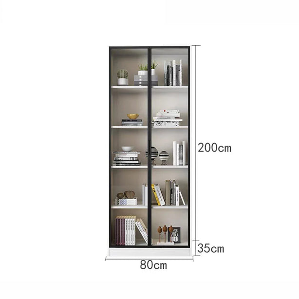 KLASS Plus Display Bookshelf - White Open Door Type