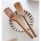 StitchesandTweed Wooden Spurtle Set, Slotted Spatula Kitchen Tools