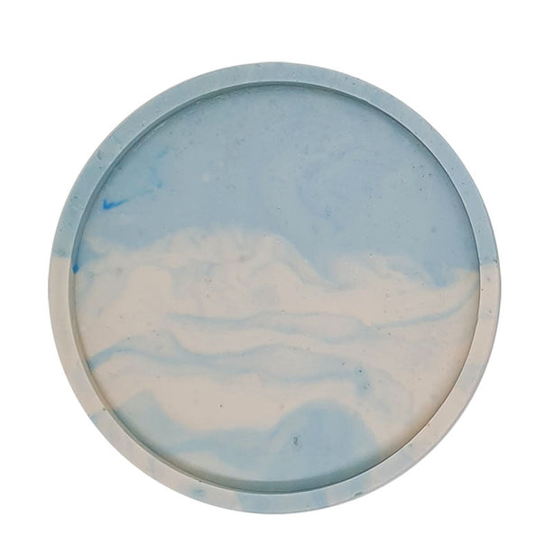 Jojomama Jesmo Marbelized 10cm rim Coaster Set of 4