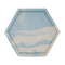 Jojomama Jesmo Marbelized Hexa Coaster Set of 4