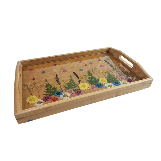 Jojomama Welcome Spring & Blessing Bamboo Tray