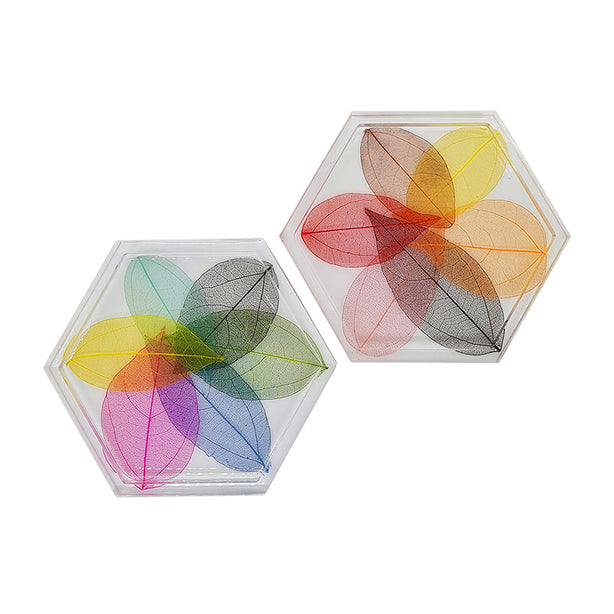 Jojomama Hexagon Botany Coaster - Set of 2