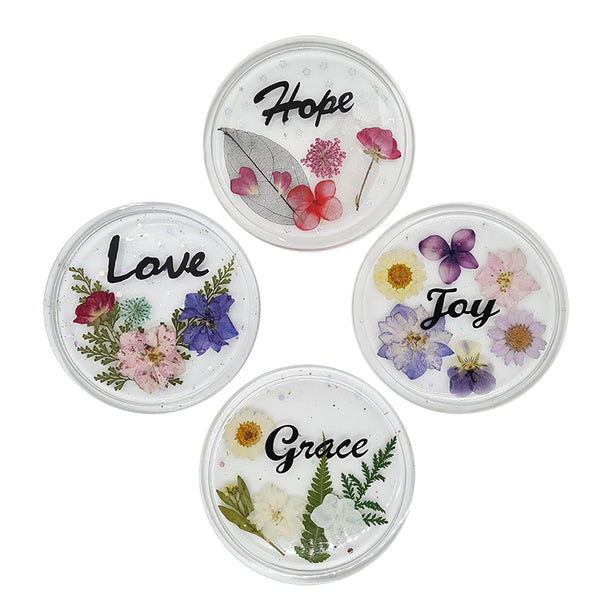 Jojomama Love, Joy, Peace & Hope Declare Series Coaster