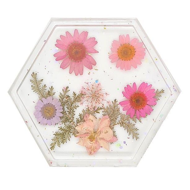 Jojomama Hexagon Bloom Coaster - Set of 4