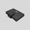 FERRAGAMO Unisex Leather Accordion Card Holder Black/Red RS-660812