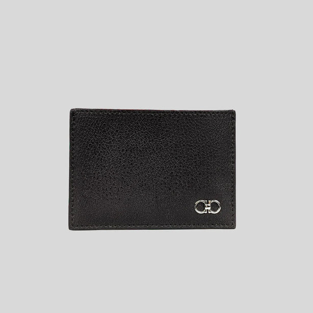 FERRAGAMO Men's Leather Card Case T.Moro RS-660989