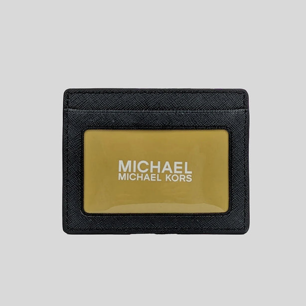MICHAEL KORS Jet Set Travel Leather Card Holder Black RS-35H6GTVD7L