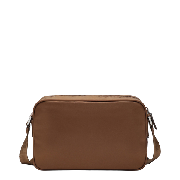 Re-Nylon Mini Nylon Shoulder Bag - Cognac