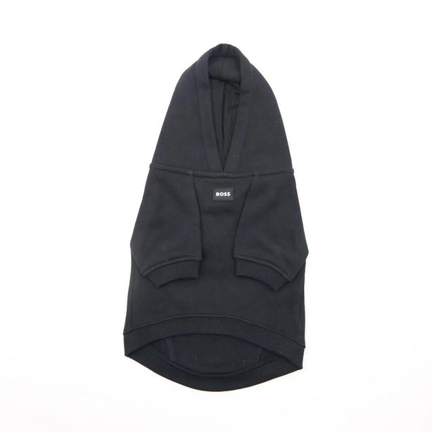 BOSS Dog Hoodie with Applique Logo