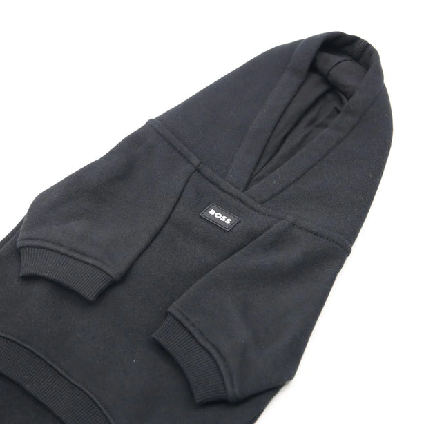 BOSS Dog Hoodie with Applique Logo