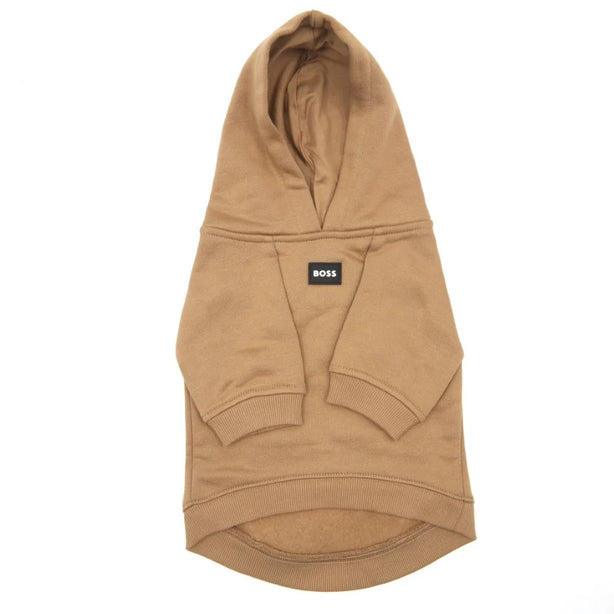 BOSS Dog Hoodie with Applique Logo