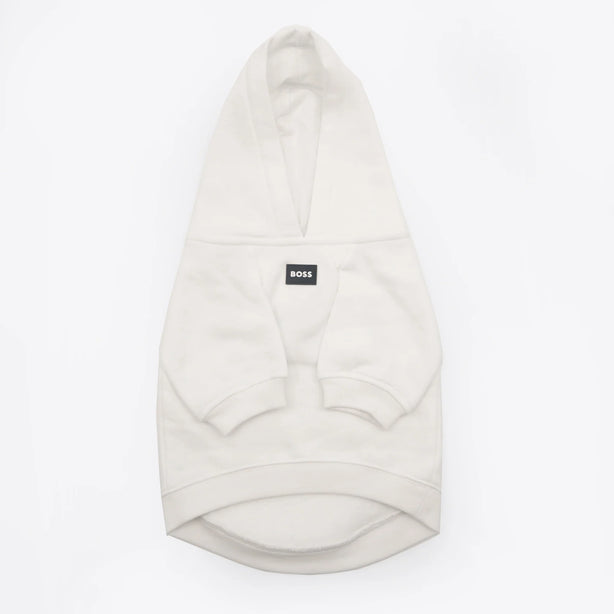 BOSS Dog Hoodie with Applique Logo