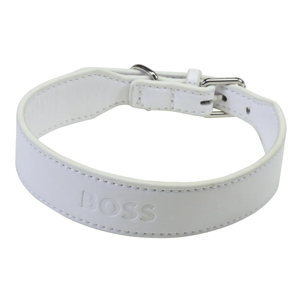 BOSS Dog Recycled Leather Collar