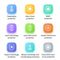 WIWU Wi-P015 10000mAh Candy Power Bank Portable Phone Battery Charger with Charging Cable