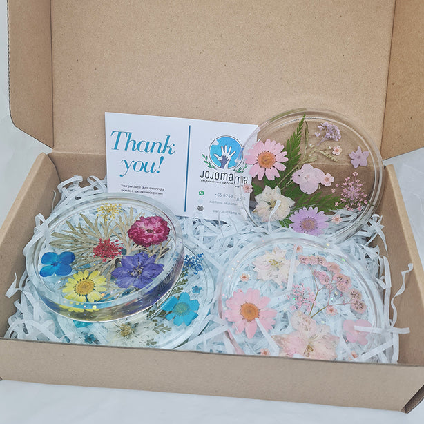Jojomama Bloom 10 Coaster - Set of 4