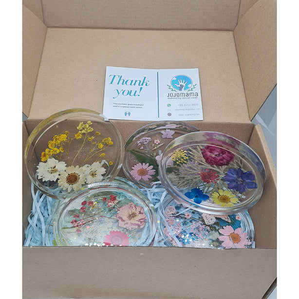 Jojomama Bloom 10 Coaster - Set of 8